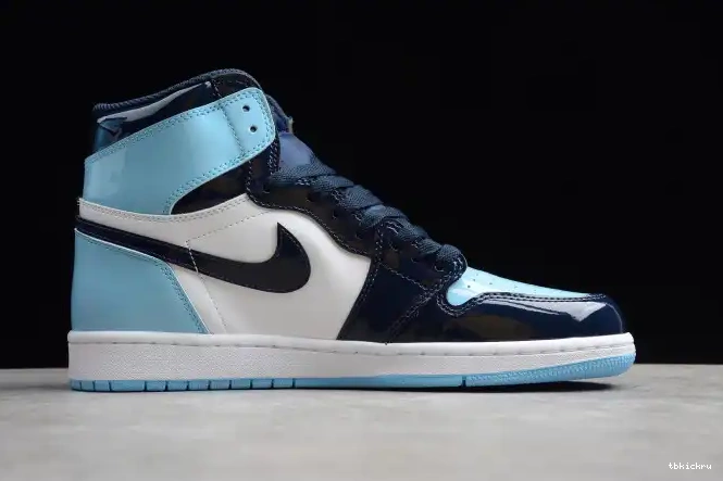 Rep TBkick 1 Jordan Retro CD0461-401 UNC Patent OG Air High 0502